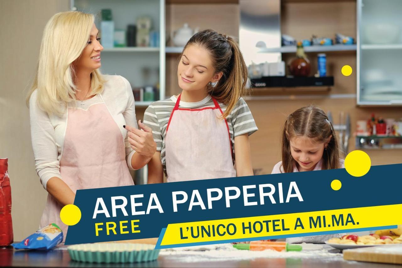 Hotel Elefantino Grey - Free Breakfast & Brunch Until 13-00 - Vicinissimi A Mirabilandia Milano Marittima Bagian luar foto